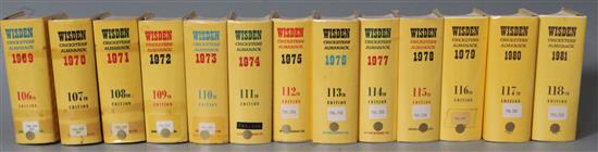 Wisden Cricketers Almanack, 1951-2017